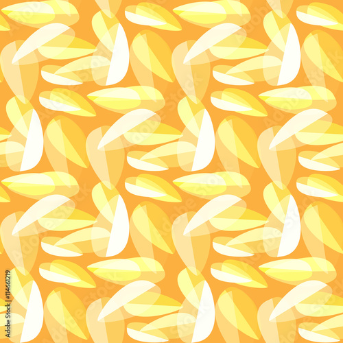 Multicolored leaves on a bright background seamless pattern