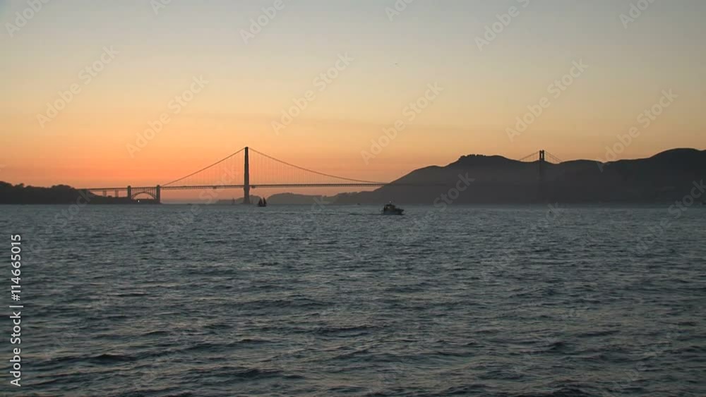 The Golden Gate Bridge Sunset The Golden Gate Bridge Sunset
