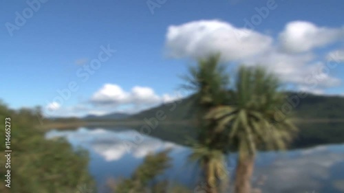 Lake lanthe in Southern Island, New-Zealand photo