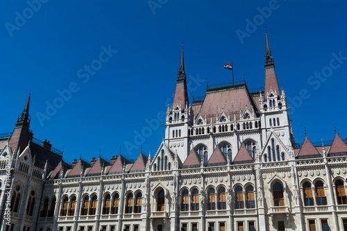 Hungary Parliament in Budapest.
