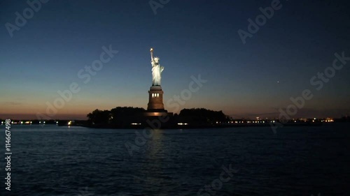 New York City skyline 2010 at night