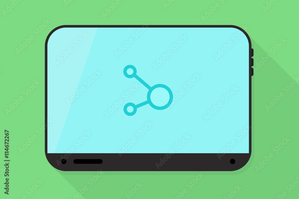 Tablet vector illustration Tablet vector illustration