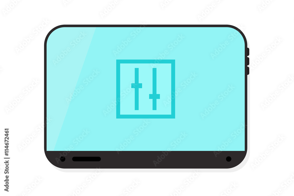 Tablet vector illustration Tablet vector illustration