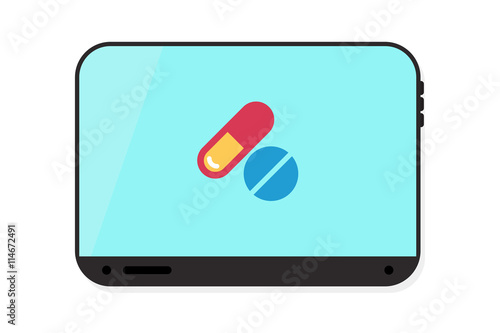 Tablet vector illustration