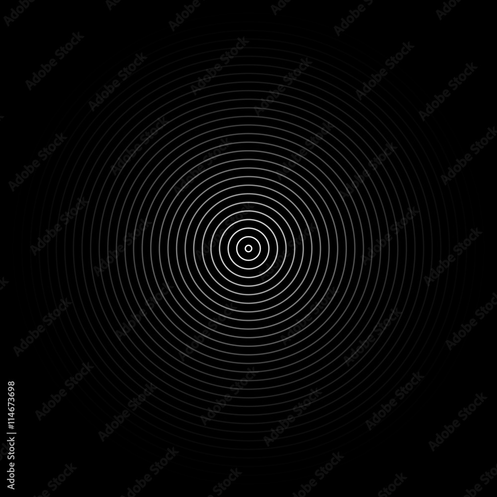 Fototapeta premium Circular & radial lines, abstract VIP concept background