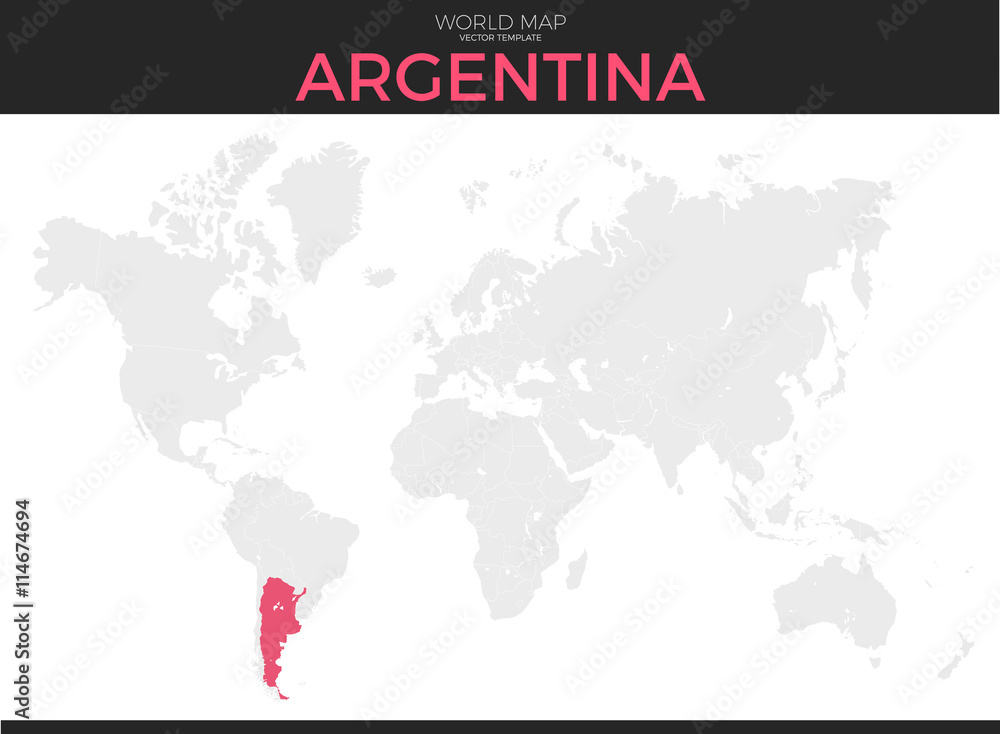 Argentine Republic Location Map Argentine Republic Location Map
