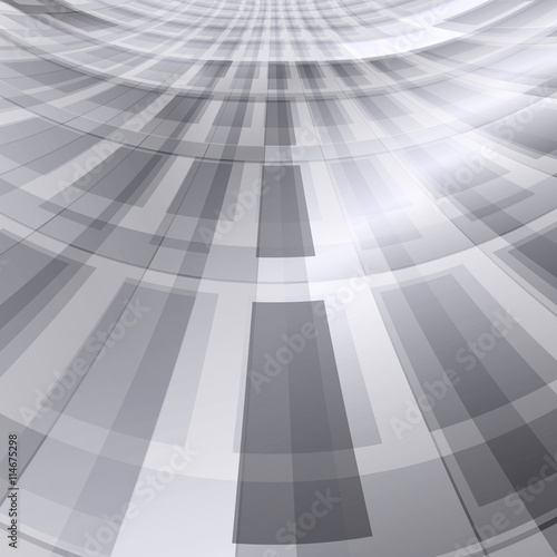 Abstract futuristic perspective vector background