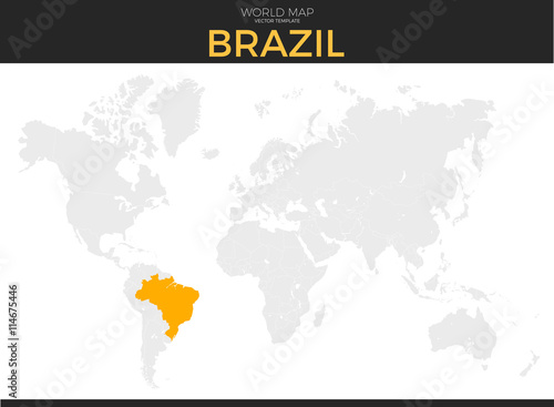 Federative Republic of Brazil Location Map