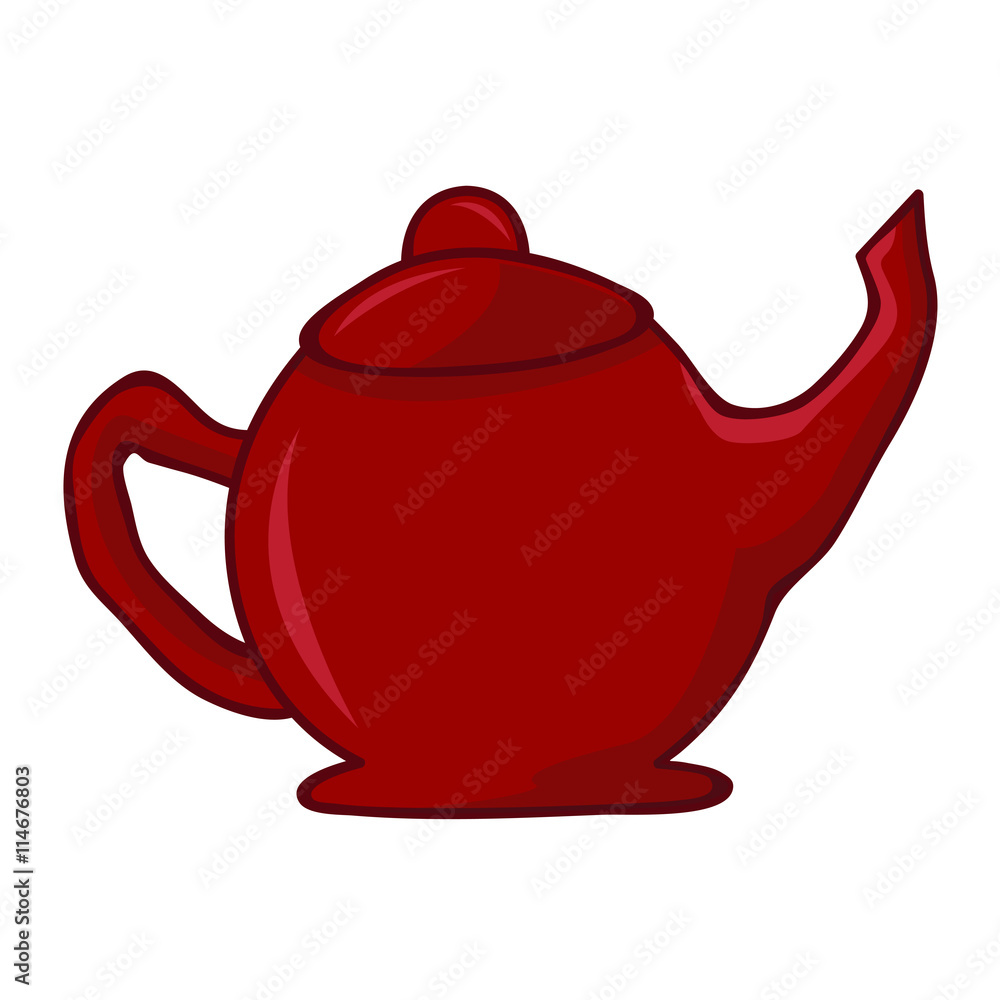 tea kettle isolated illustration tea kettle isolated illustration