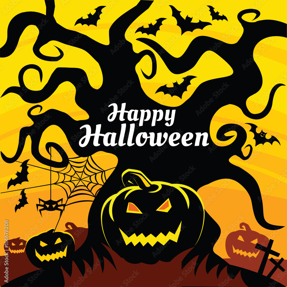 Halloween Pumpkin on a wood background. Halloween Pumpkin on a wood background.