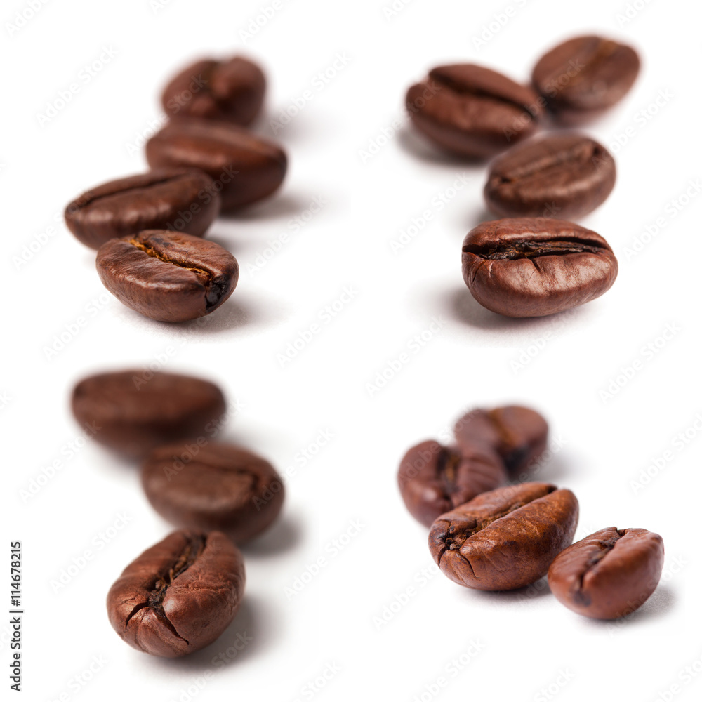© zorandim75 - Coffee beans isolated on white background © zorandim75 - Coffee beans isolated on white background