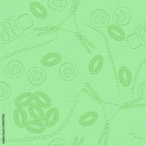 plankton seamless pattern