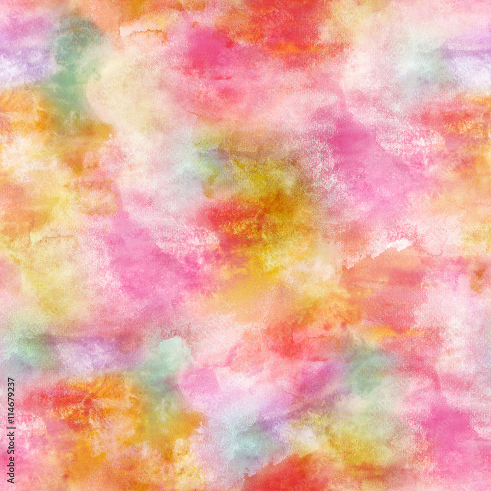 Seamless pastel watercolor background pattern texture