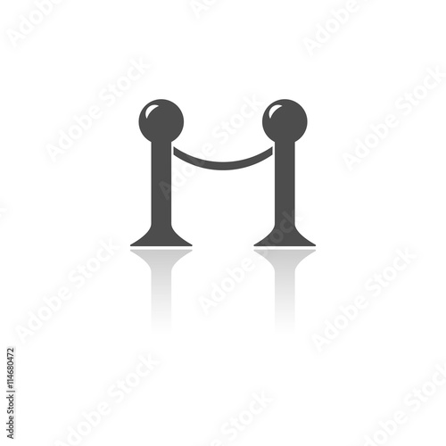 Icono catenaria para eventos con reflejo