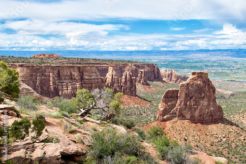 Принти на полотні Rock Formations in Colorado National Monument  in USA
