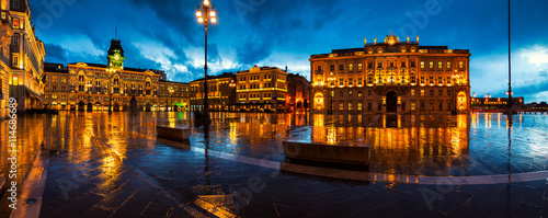 Unity of Italy Square in Trieste, Italy photo