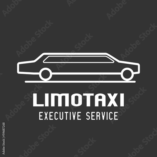 Taxi, cab vector logo, design