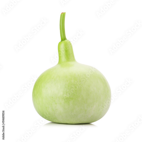 The Bottle Gourd, Calabash on white background © kaiskynet