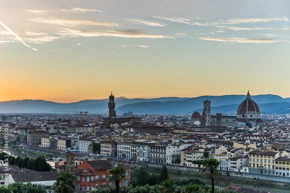 View over Florence from Piazzale Michelangelo
