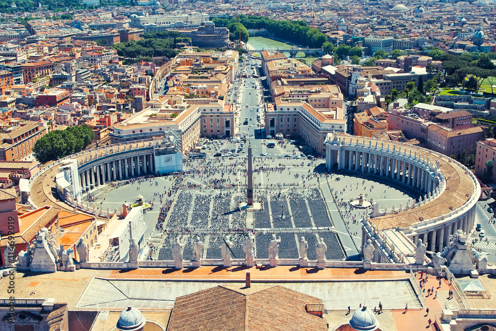 Fototapeta premium Saint Peter square in Rome