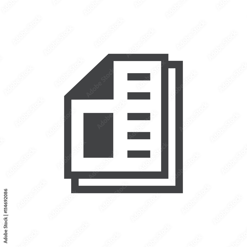 paper icon and Logo vector paper icon and Logo vector