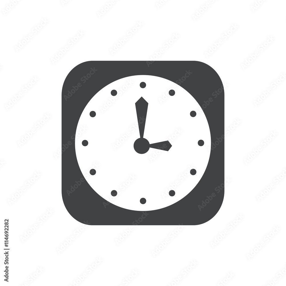 clock Flat icon and Logo vector clock Flat icon and Logo vector