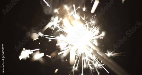 Sparklers Celebration Pyro Slowmotion