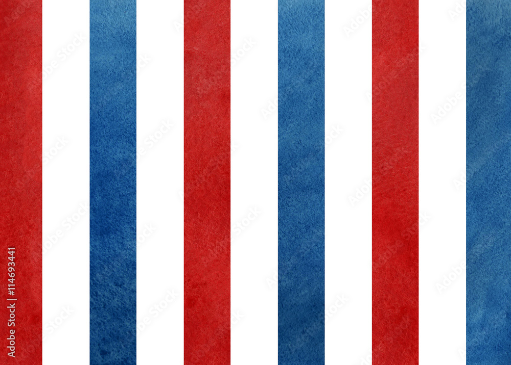 Watercolor dark blue and red striped background. Watercolor dark blue and red striped background.