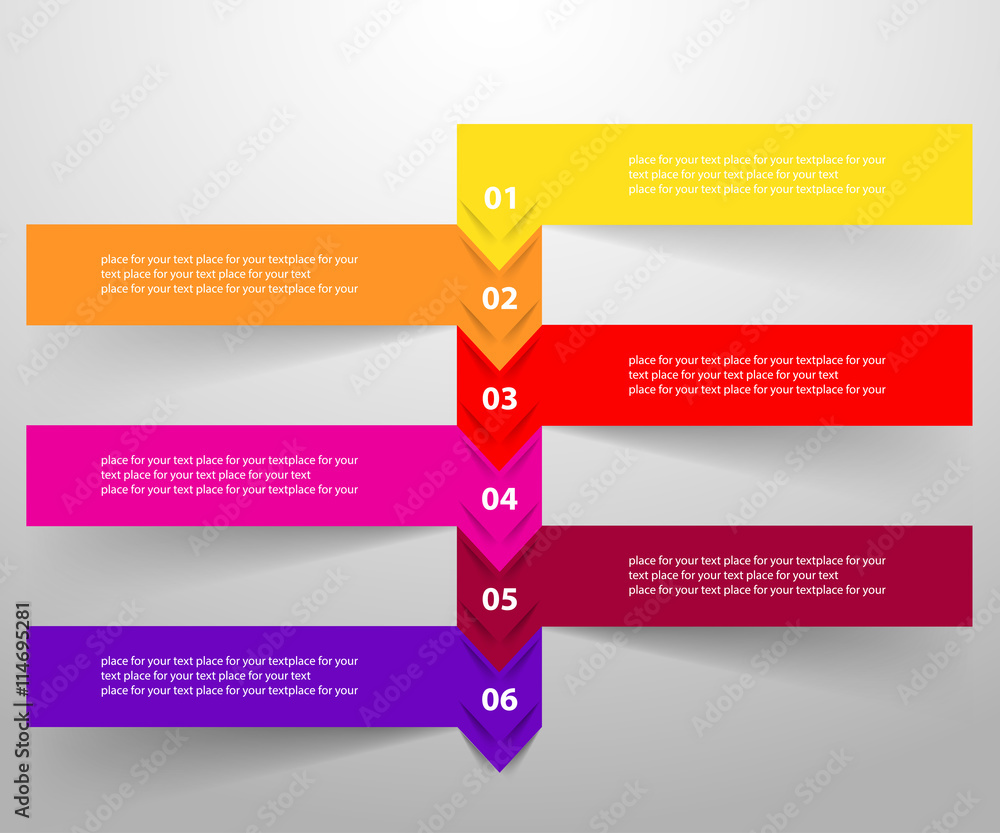 Vector lines arrows infographic. Vector lines arrows infographic.
