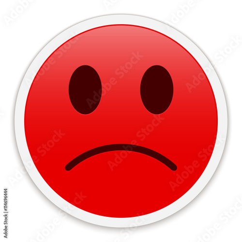 Negative, bad mood, smiley, evaluation icon button