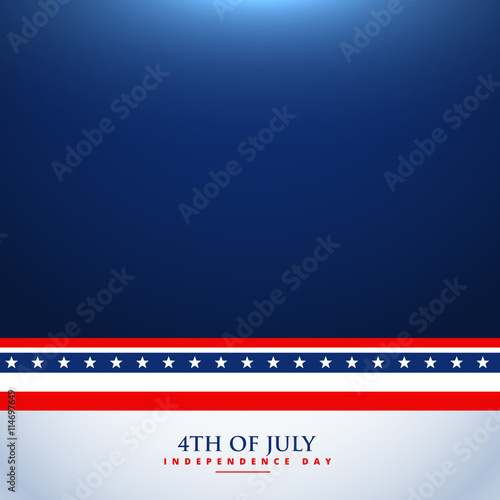 4th of july background illustration