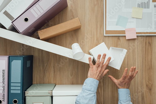 Crashing shelf in the office