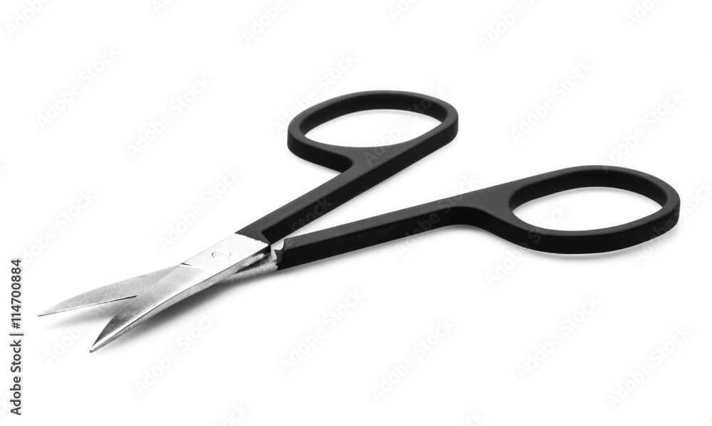 Nail Scissors isolated on white Nail Scissors isolated on white