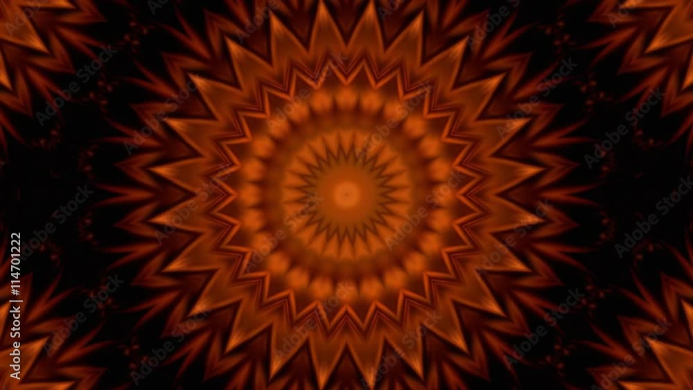Orange kaleidoscopic background Orange kaleidoscopic background