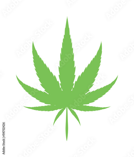 Cannabis marijuana hemp leaf flat icon vector green medicine weed vector herb. Addiction medical narcotic cannabis marijuana leaf. Nature symbol illegal hashish ganja cannabis marijuana leaf.