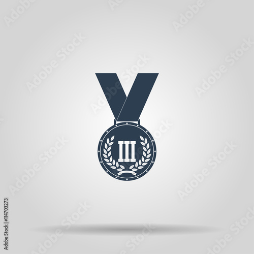 Medal icon. Vector concept illustration for design