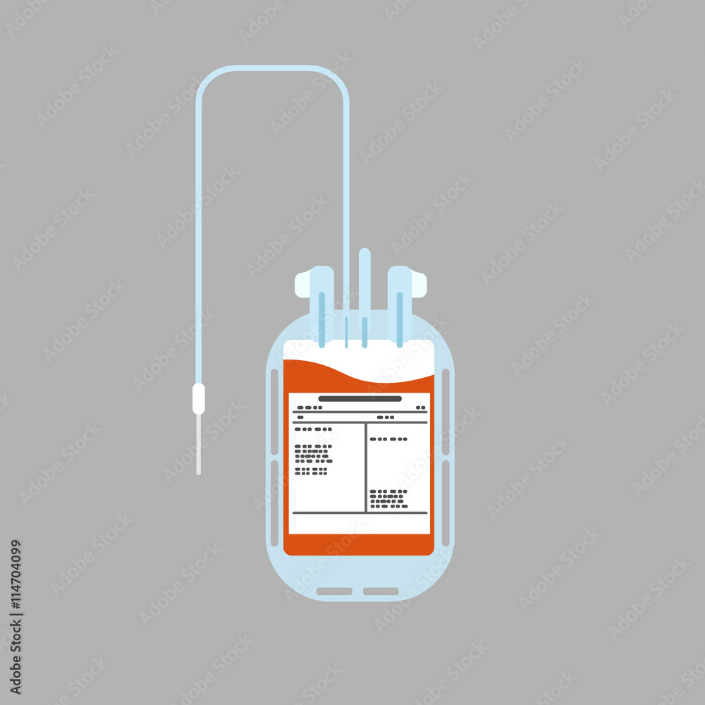Fototapeta premium Blood Bag icon.