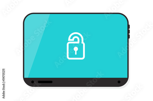 Tablet vector illustration