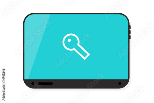 Tablet vector illustration