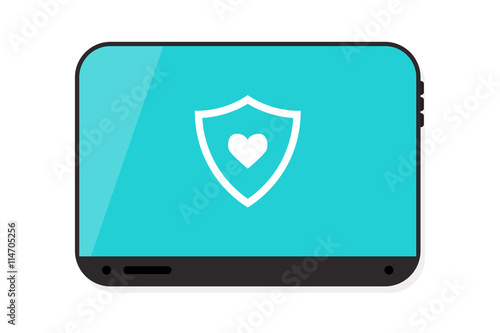 Tablet vector illustration