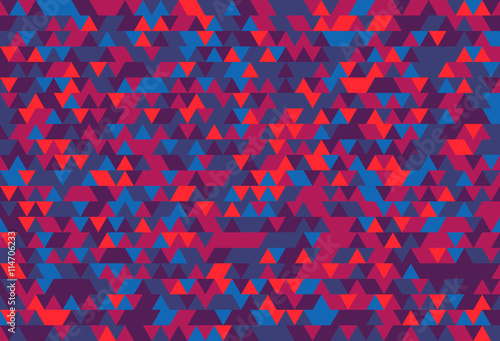 Abstract background of the triangles. The gradation of Violet. Violet hues.