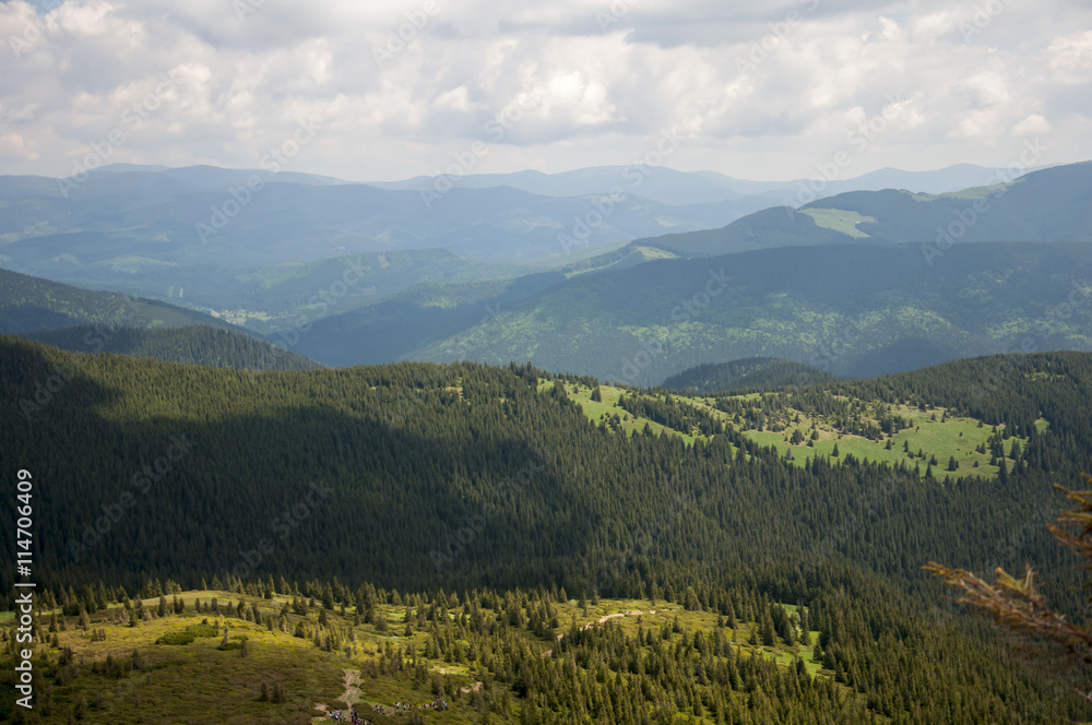 Fototapeta premium Carpathian mountaine