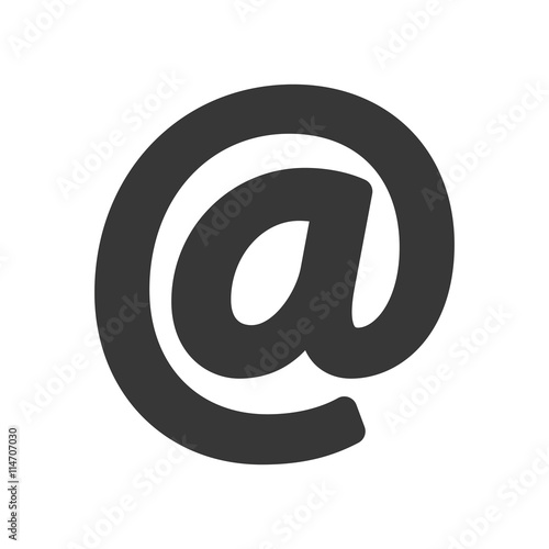 Email concept represented by mail icon. isolated and flat illustration 