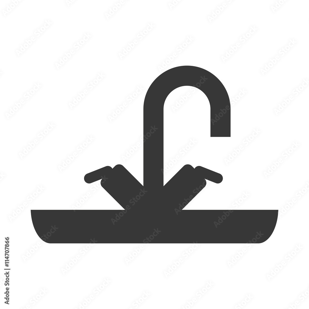 Kitchen concept represented by dishwasher icon. isolated and flat illustration Kitchen concept represented by dishwasher icon. isolated and flat illustration