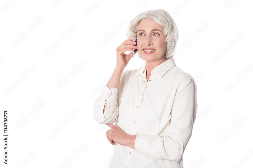 Portrait of nice looking adult woman Portrait of nice looking adult woman