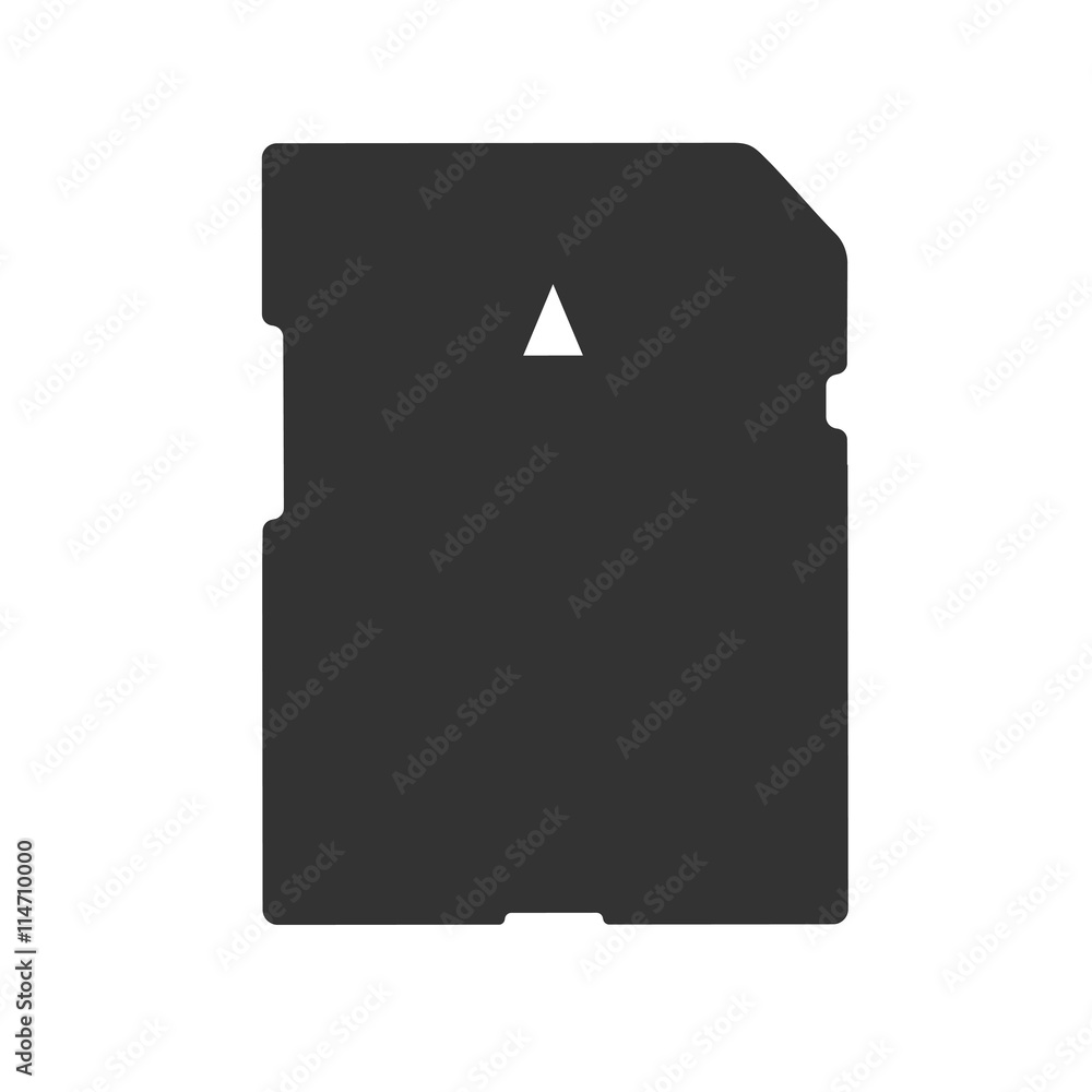 Memory card icon. Memory card silhouette. SD Memory Card. Flash drive icon. Vector illustration. Memory card icon. Memory card silhouette. SD Memory Card. Flash drive icon. Vector illustration.