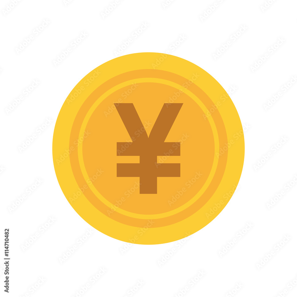 Money and financial item concept represented by coin icon. isolated and flat illustration Money and financial item concept represented by coin icon. isolated and flat illustration