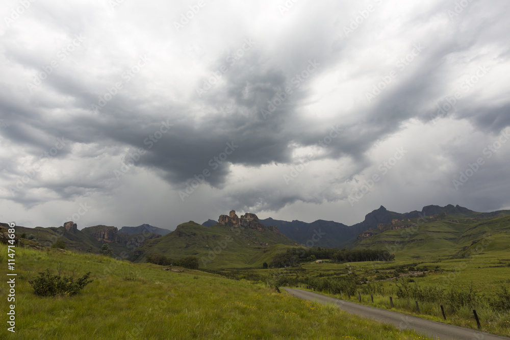Thunderstorm in the Southern Drakensberg
