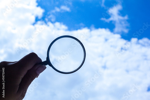 Magnifying Glass in the Hand