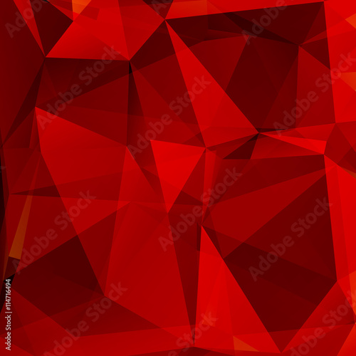red background